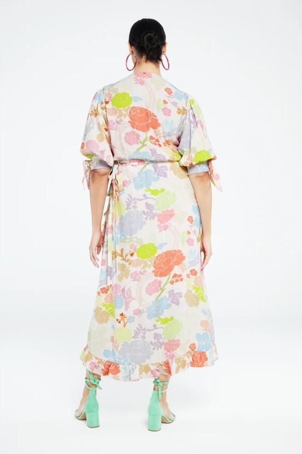 Fabienne Chapot Caribbean Chintz Ruffle Jurk Multicolor Dames - Foto 4