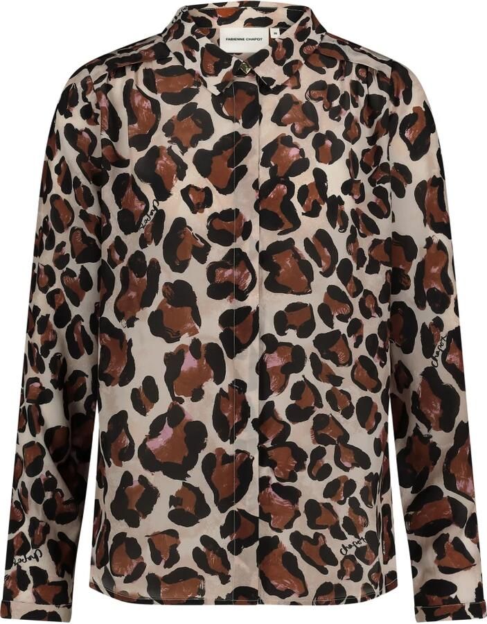 Fabienne Chapot Blouse met Animal-Print Elegant en veelzijdig Multicolor Dames - Foto 5