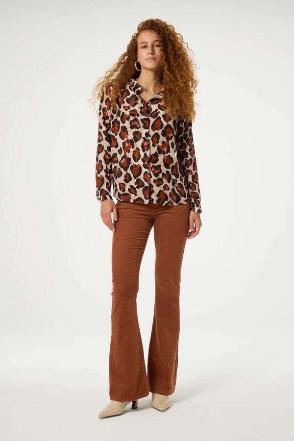 Fabienne Chapot Blouse met Animal-Print Elegant en veelzijdig Multicolor Dames - Foto 4