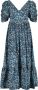 Fabienne Chapot Katoenen V-hals Maxi Jurk Multicolor Dames - Thumbnail 1