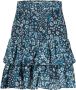 Fabienne Chapot Ruffle Strip Rok in Itsy Ditsy Pink Multicolor Dames - Thumbnail 1