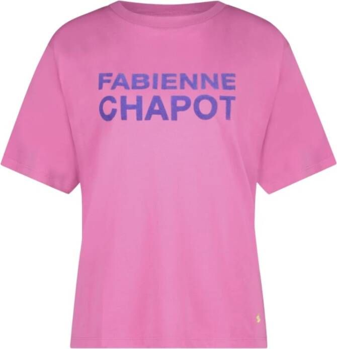 Fabienne Chapot Steve T-shirt Stijlvol en Comfortabel Pink Dames