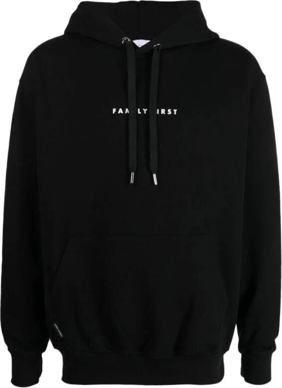 Family First Katoenen trui Black Heren