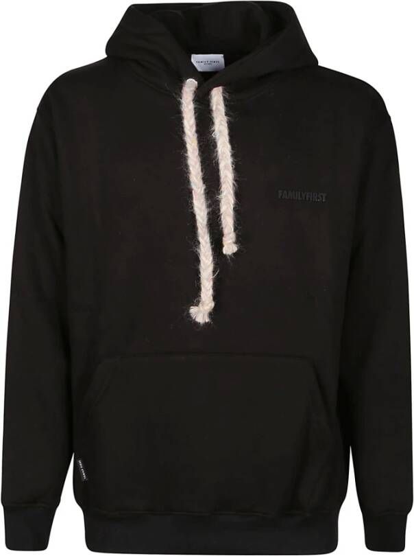 Family First Hoodies Zwart Heren