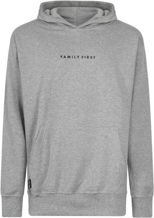 Family First Milano Basic Hoodie Senior Gray Grijs Heren