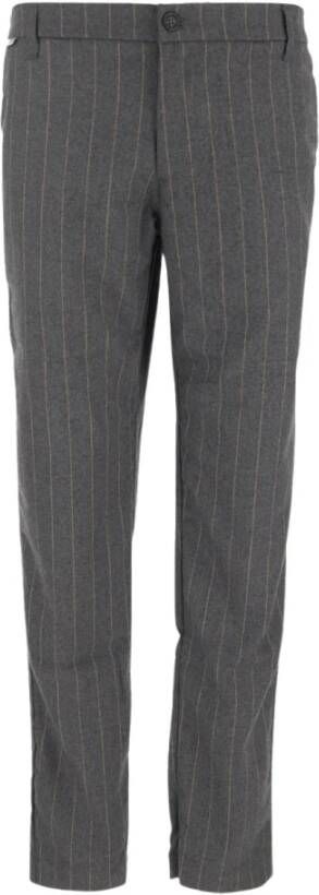 Family First Slim-fit Trousers Grijs Heren