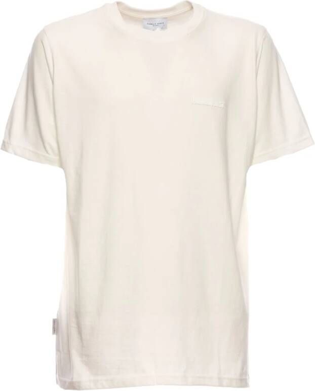 Family First T-Shirts White Heren