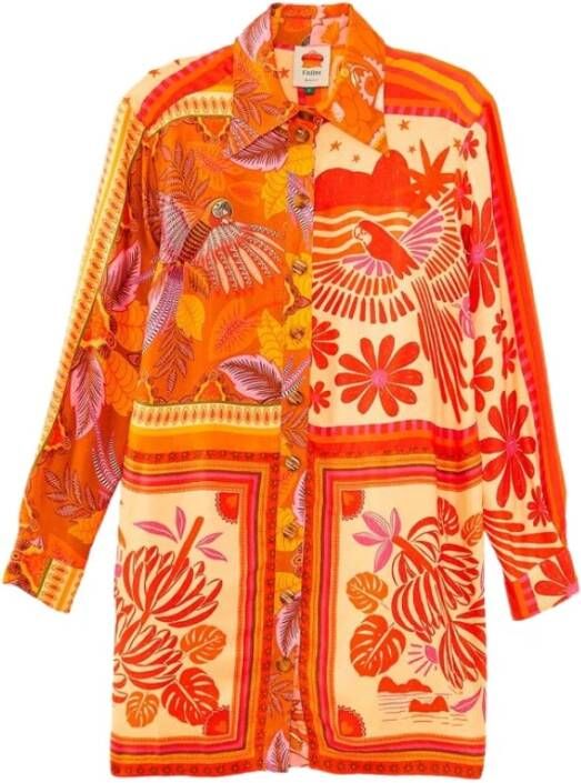 Farm Rio Shirts Oranje Dames