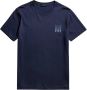 Fay Blauw Katoenen T-Shirt met Logo Blauw Heren - Thumbnail 1