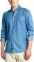 Fay Casual overhemd Blauw Heren - Thumbnail 1