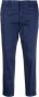 Fay Cropped Trousers Blauw Dames - Thumbnail 1