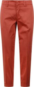 Fay Cropped Trousers Rood Dames