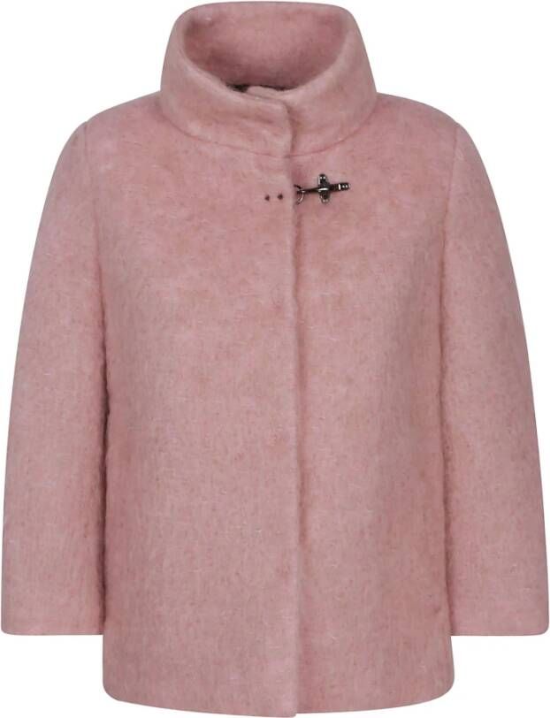 Fay Faux Fur & Shearling Jackets Pink Dames