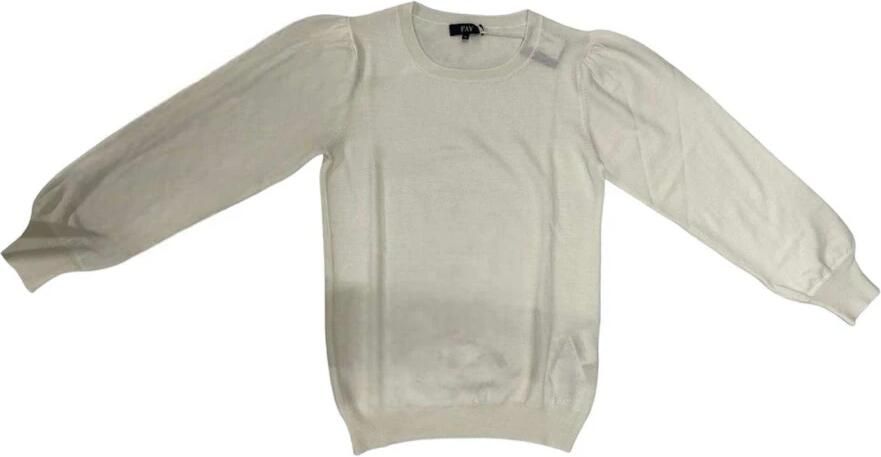 Fay Lange mouw hals top met ruches Gray Dames