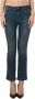 Fay Flared Jeans Blauw Dames - Thumbnail 1