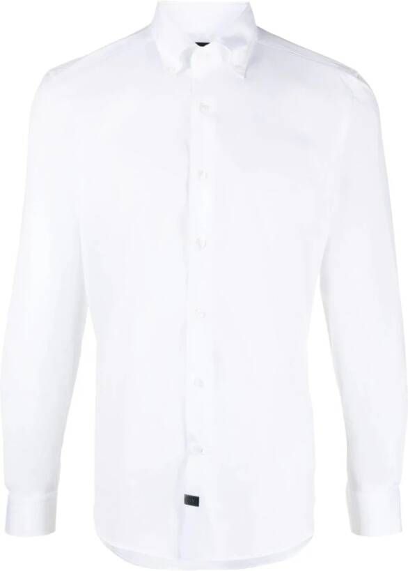 Fay Formal Shirts Wit Heren