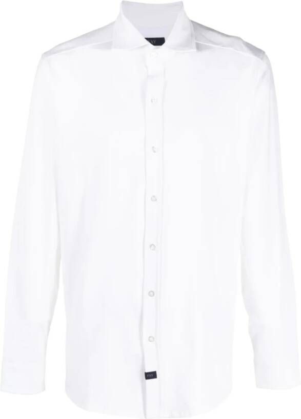 Fay Formal Shirts Wit Heren