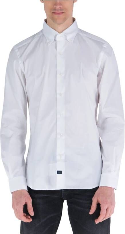 Fay Formal Shirts Wit Heren