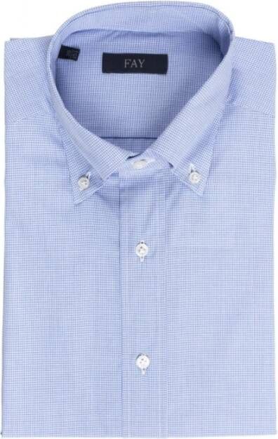 Fay Formeel overhemd Blauw Heren