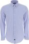 Fay Formeel overhemd Blauw Heren - Thumbnail 1