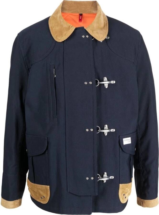 Fay Lichte jassen Blauw Heren