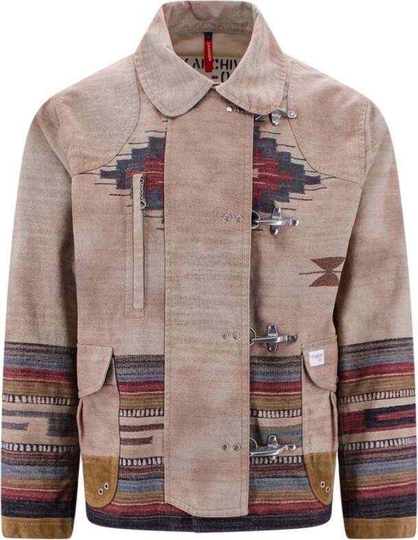 Fay Light Jackets Beige Heren