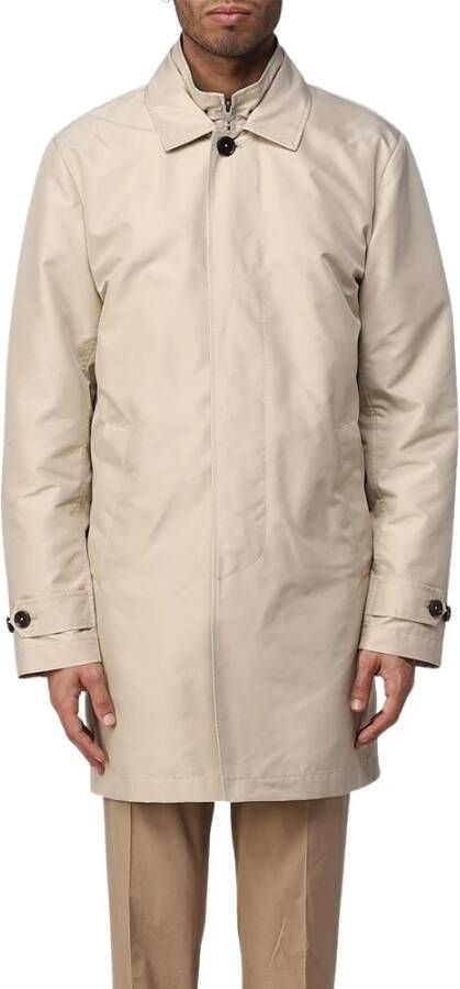 Fay Rain Jackets Beige Heren