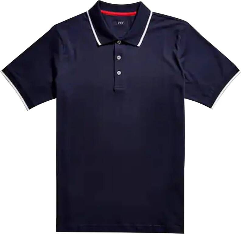 Fay Poloshirt Blauw Heren