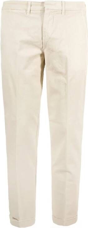 Fay Rechte broek Beige Heren