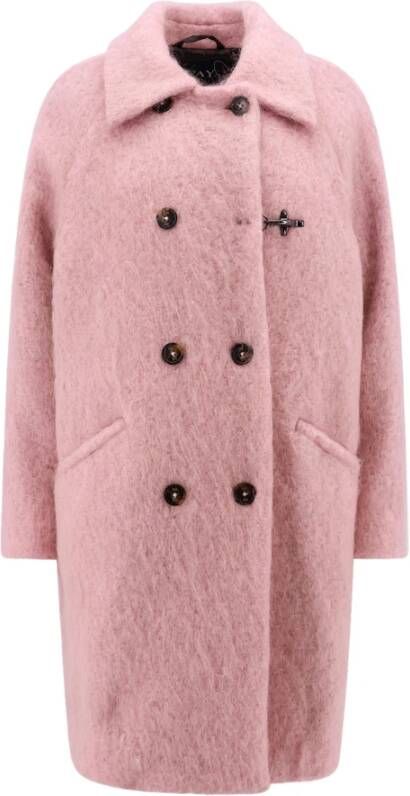 Fay Roze Dubbelrijige Damesjas Roze Dames