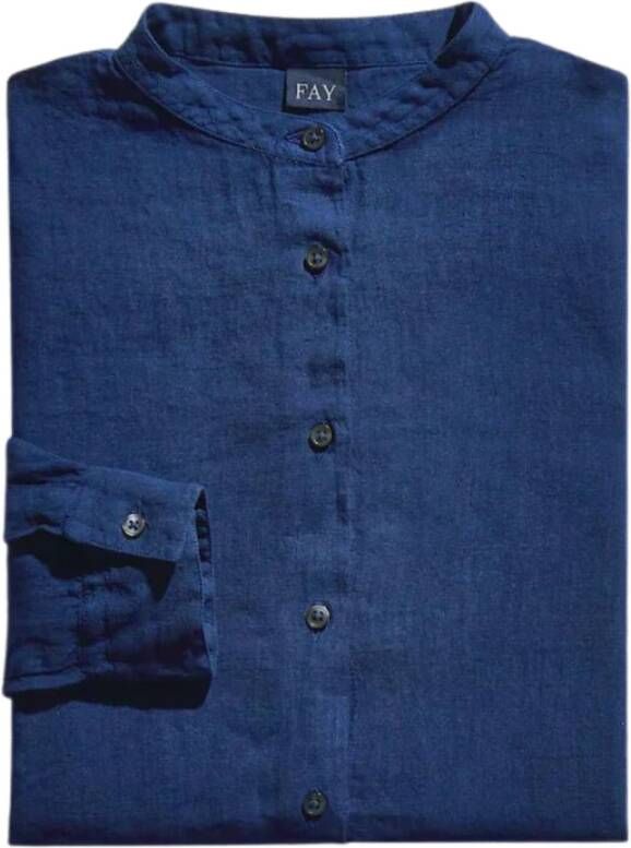 Fay Shirts Blauw Dames