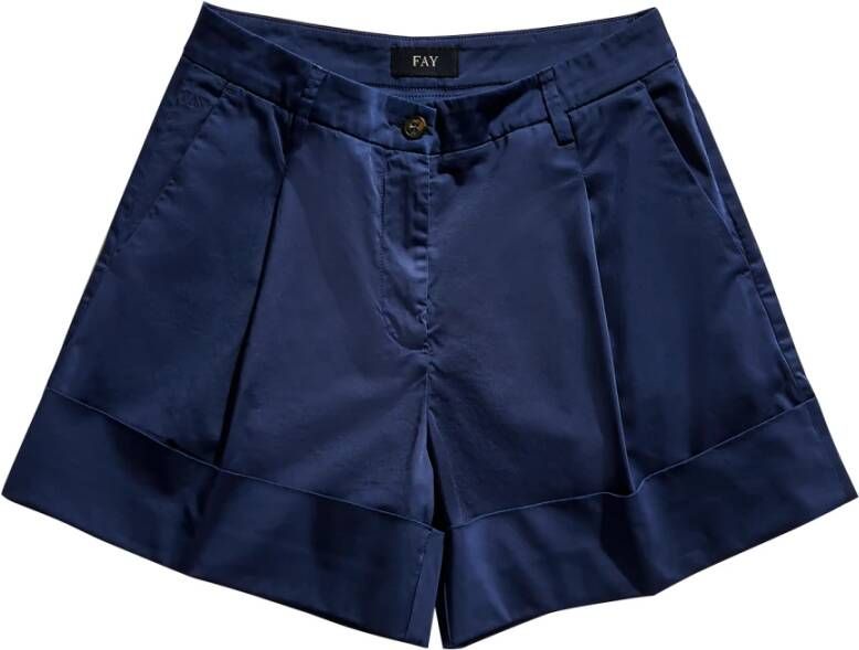 Fay Short Shorts Blauw Dames