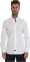 Fay Slim Fit Button-Down Casual Overhemd White Heren - Thumbnail 1