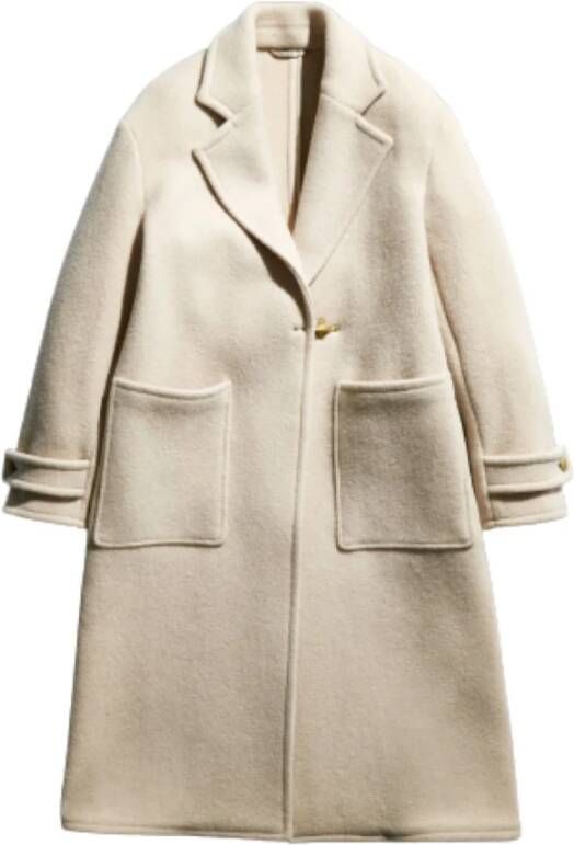 Fay Stijlvolle Giaccone voor mannen Beige Dames