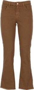 Fay Straight Trousers Bruin Dames