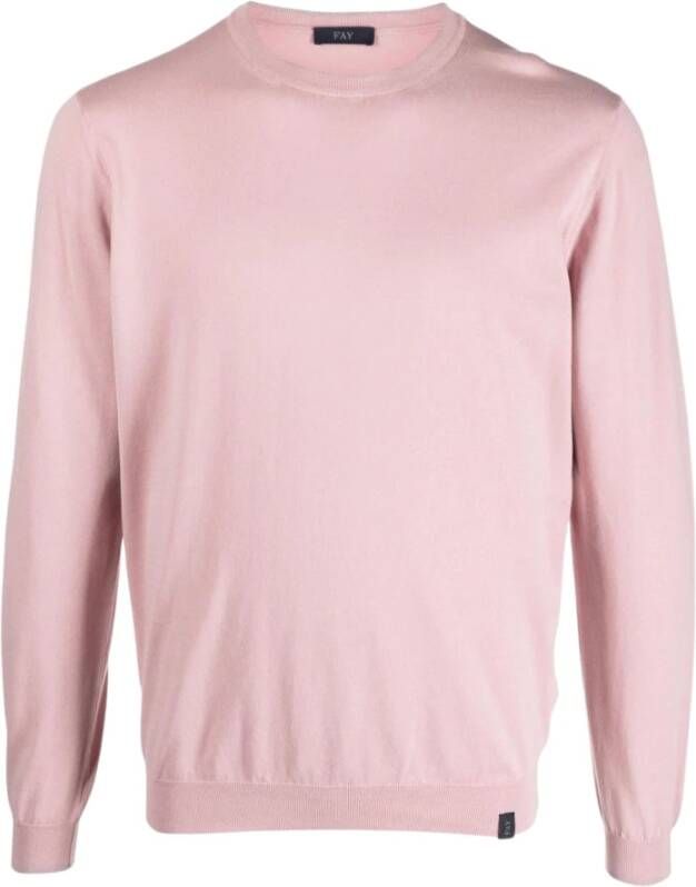 Fay Roze Sweaters Pink Heren