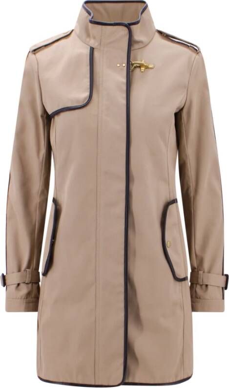 Fay Trench Coats Beige Dames