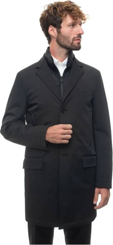Fay Trenchcoat Zwart Heren