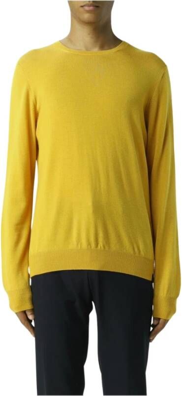 Fay Truien met ronde hals Yellow Heren