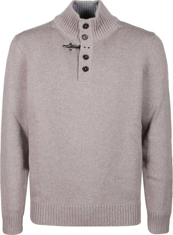 Fay Turtlenecks Grijs Heren