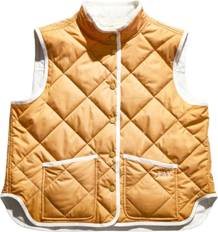 Fay Vest Bruin Dames