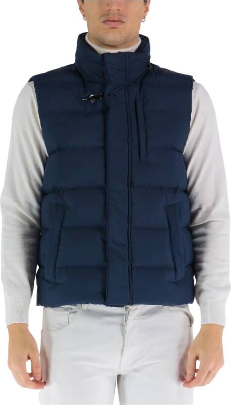 Fay Vests Blauw Heren