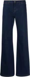 Fay Wide Jeans Blauw Dames