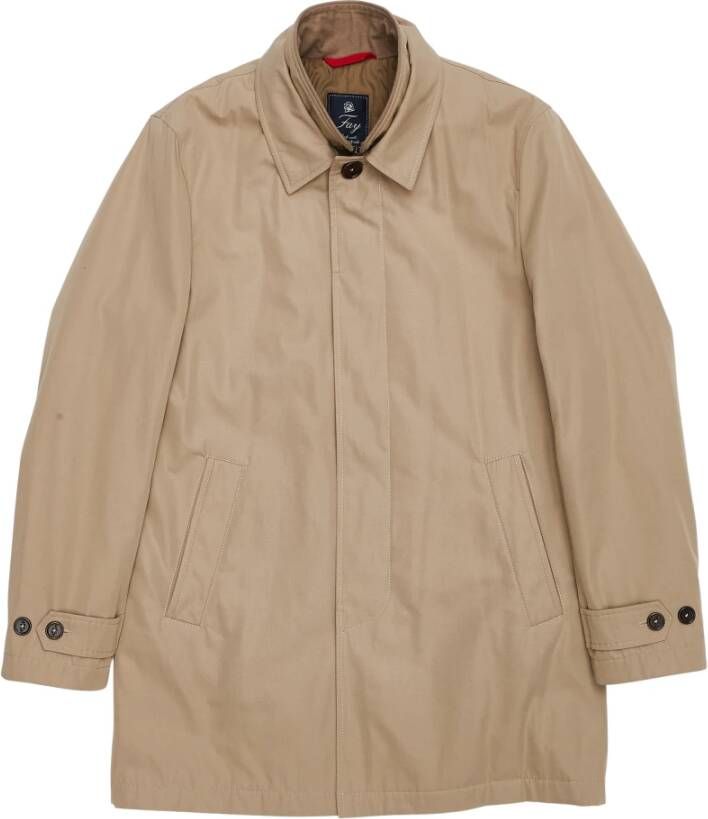 Fay Wind Jackets Beige Heren