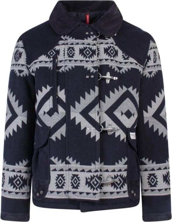 Fay Winter jas Blauw Heren