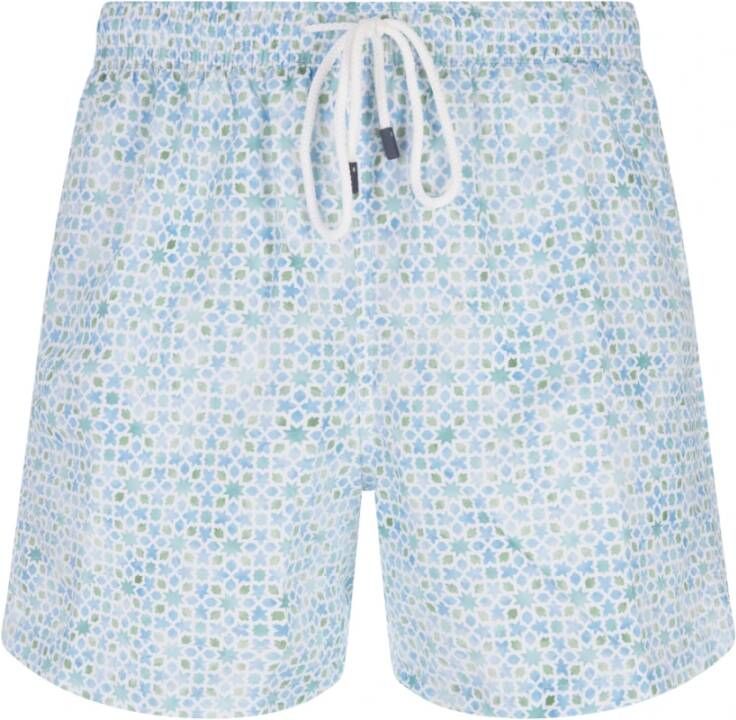 Fedeli Beachwear Blauw Heren