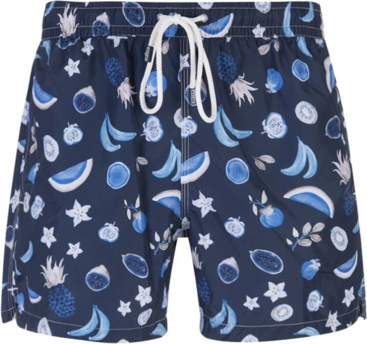Fedeli Beachwear Blauw Heren