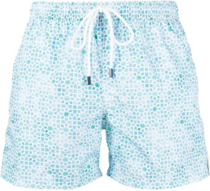 Fedeli Beachwear Blauw Heren