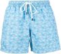 Fedeli Beachwear Blauw Heren - Thumbnail 1