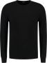 Fedeli Black Cashmere Blend Sweater Zwart Heren - Thumbnail 1